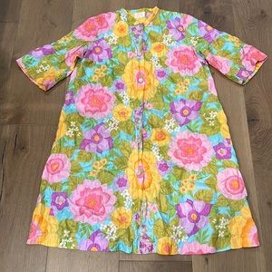 Vintage Barbra Lee Housecoat SZ Large